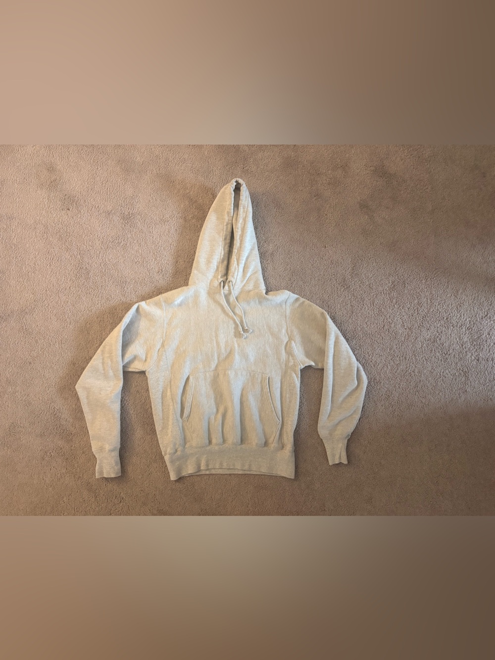Champion Light Gray Men’s Hoodie Sweatshirt